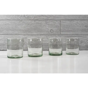 Mundgeblasenes mexikanisches Glas 4-Set