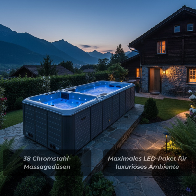 Swimspa Quantium One grigio perla