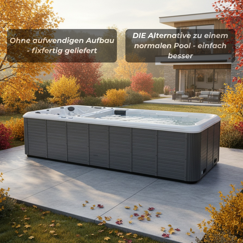 Swimspa Quantium One grigio perla