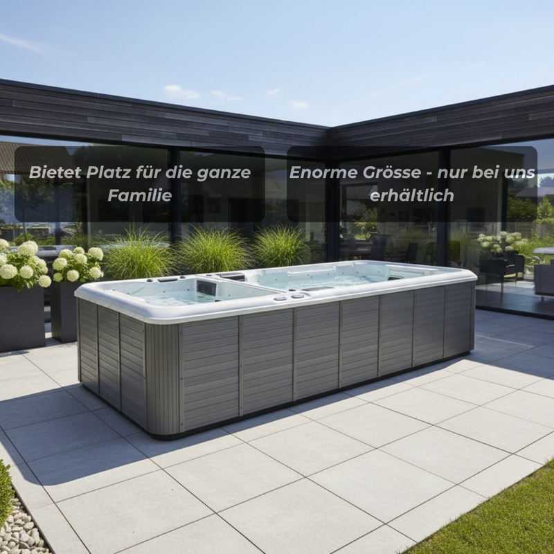 Swimspa Quantium One grigio perla