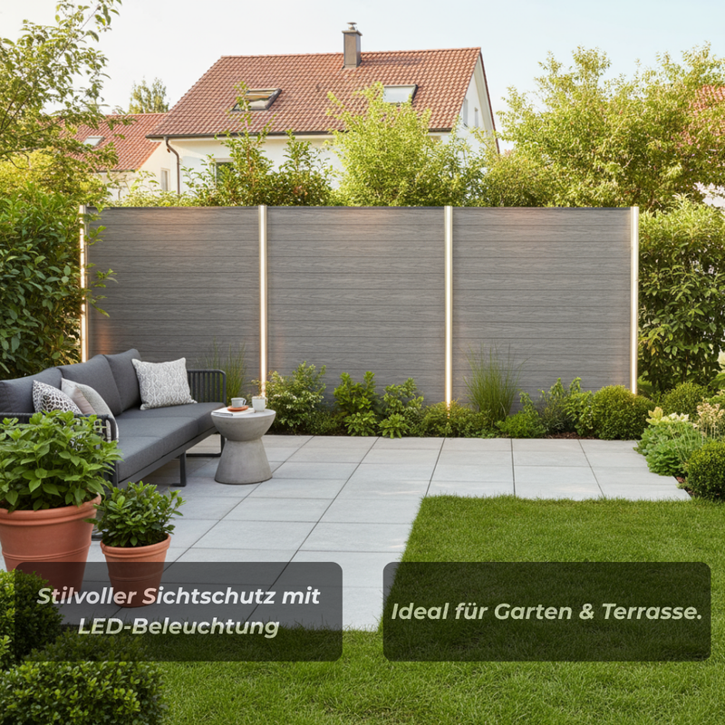 LED Sichtschutzwand 180cm x 180cm
