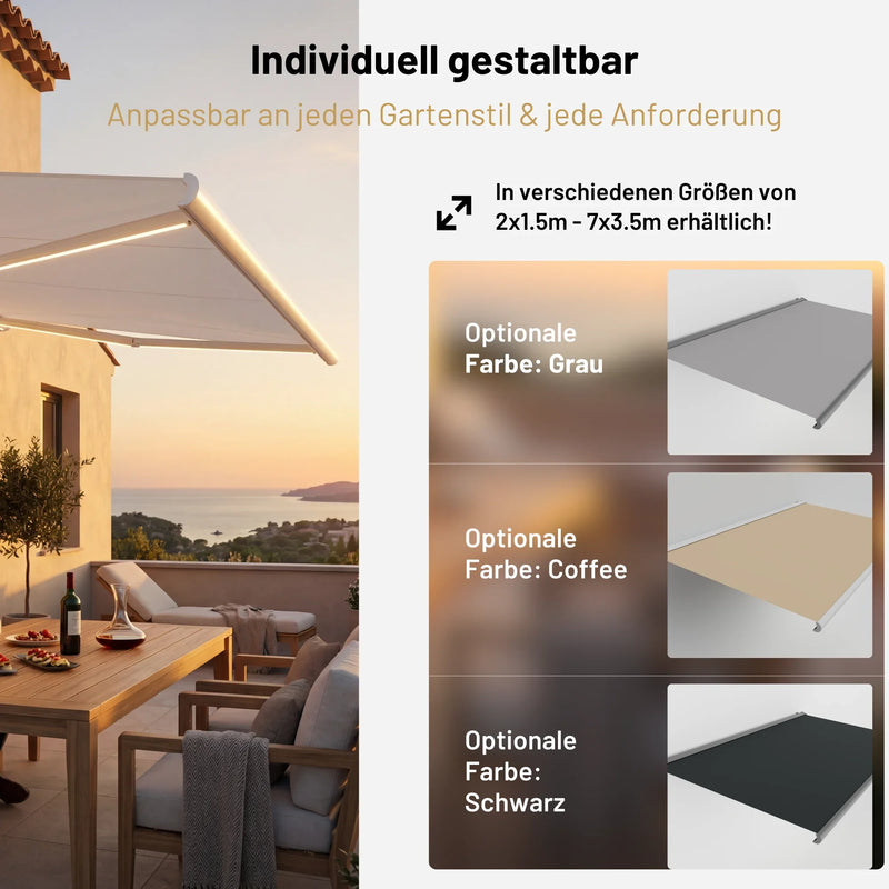SkyPergola SkyShade Sonnenmarkise