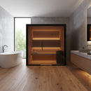 Sauna Clarity Black Indoor- & Outdoor
