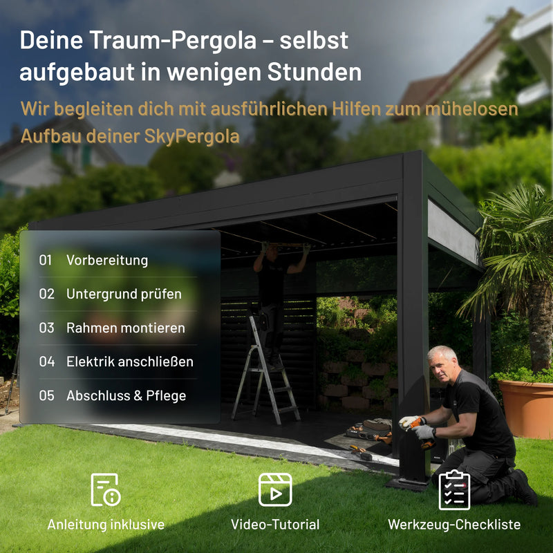 SkyPergola SkyMax Ultra Aluminium Pergola