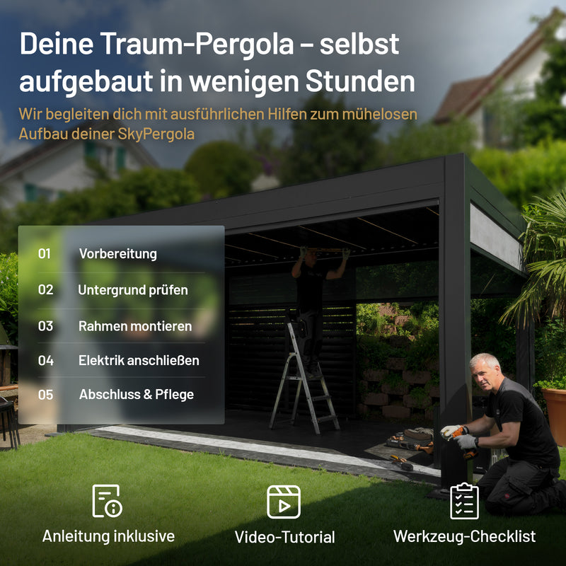 SkyPergola SkyInfinity Pro Aluminium Pergola