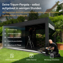 Pérgola Aluminio LED 3m x 3m