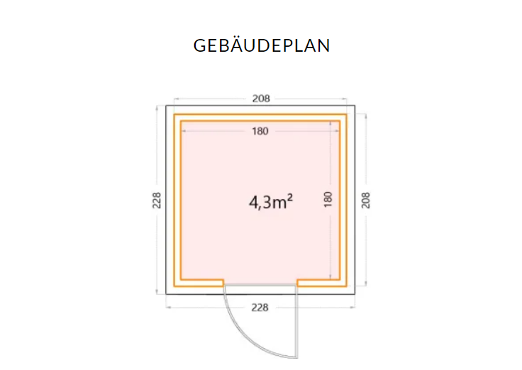 Bolthouse Gartenhaus Medium