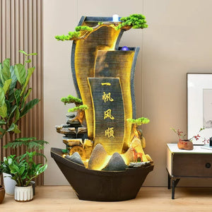 AquaLuxe Wasserbrunnen Fermo Indoor & Outdoor