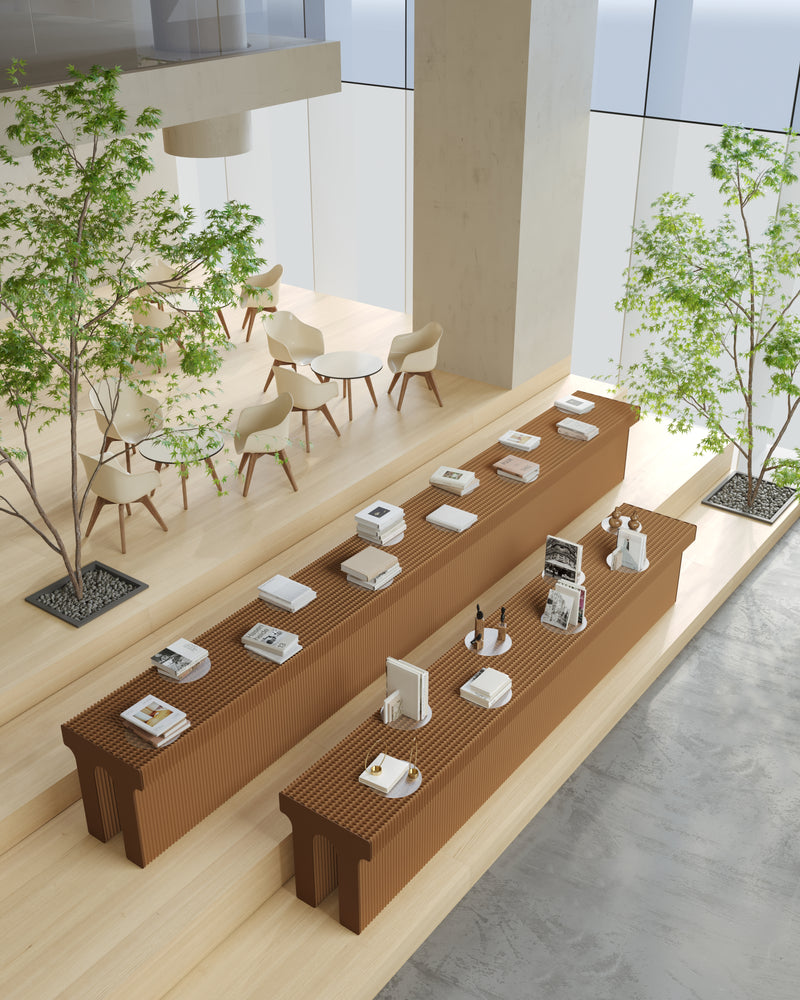 Ipaper Space Austellungsregal LED Beleuchtung