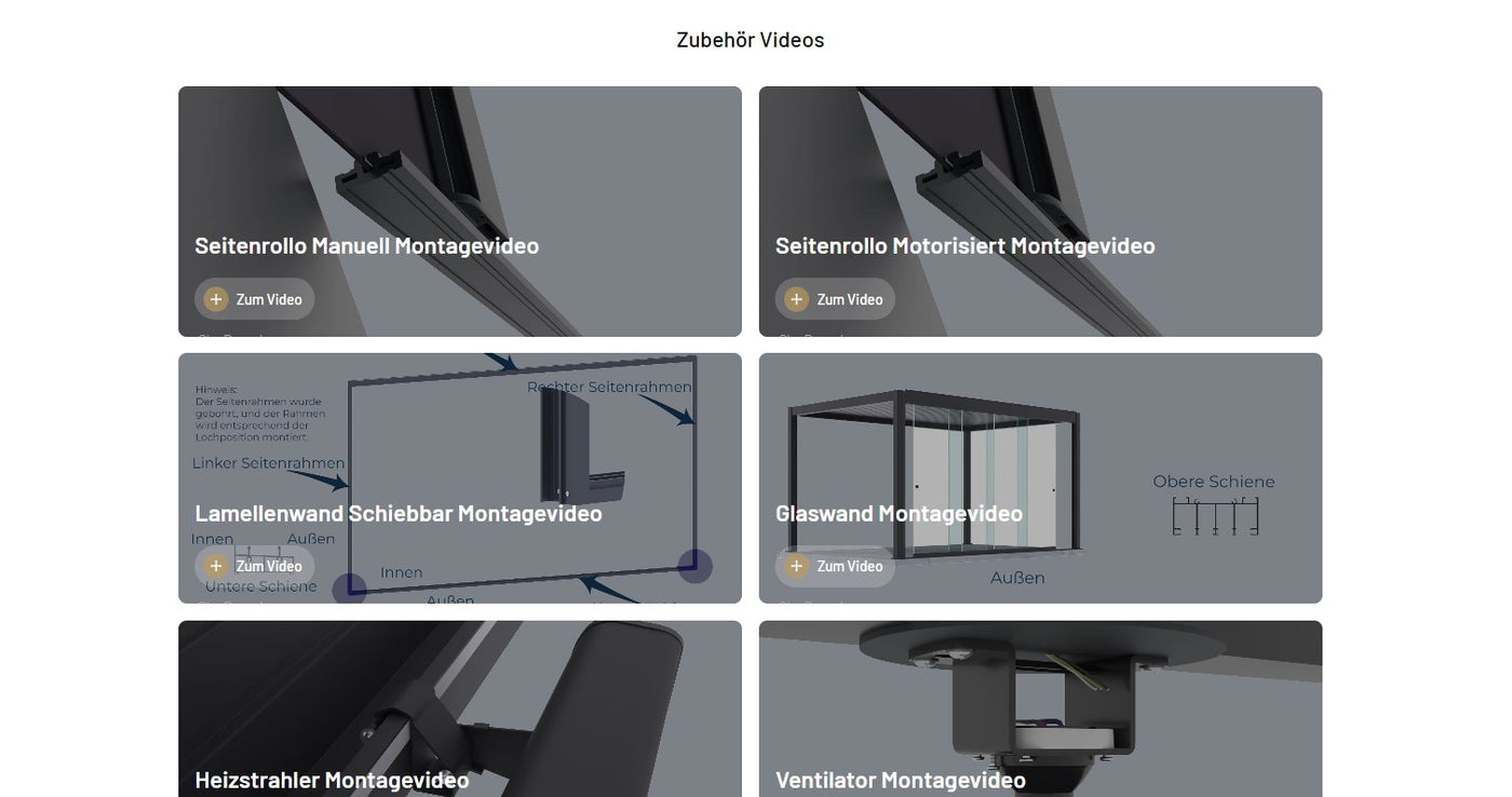 2. Platz vorbereiten & 3D-Videos ansehen