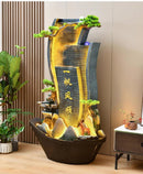 Wasserbrunnen Beleuchtet Fermo als Dekoration