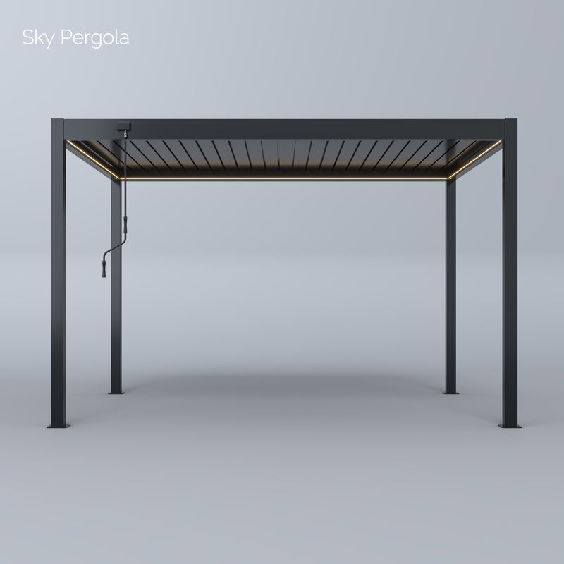 SkyLite ECO Aluminium Pergola LED 3m x 4m