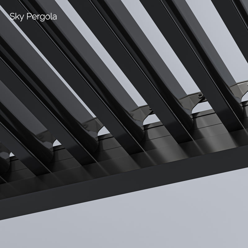 SkyMax Ultra Aluminium Pergola LED 4m x 5m motorisiert NEU