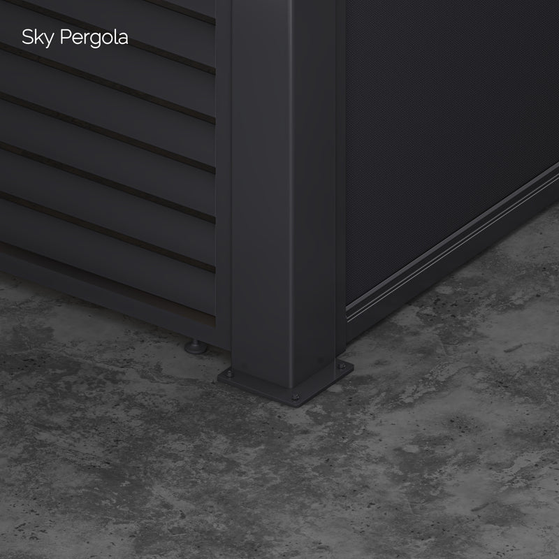 SkyMax Ultra Aluminium Pergola LED 4m x 5m motorisiert NEU