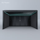 Sky Pergola Schiebbare Lamellenwand