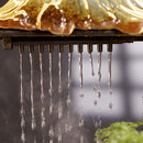 AquaLuxe Indoor Brunnen mit LED Ring und Nebeleffekt