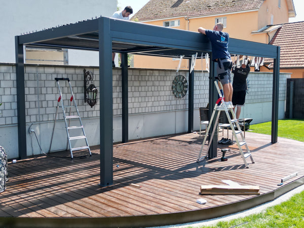Why aluminum and not wooden pergolas?