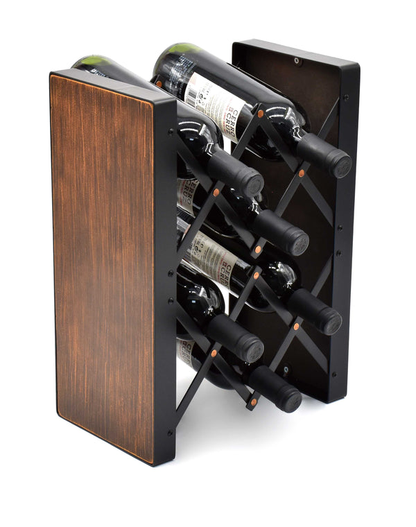 Wine rack for six bottles: practical and stylish