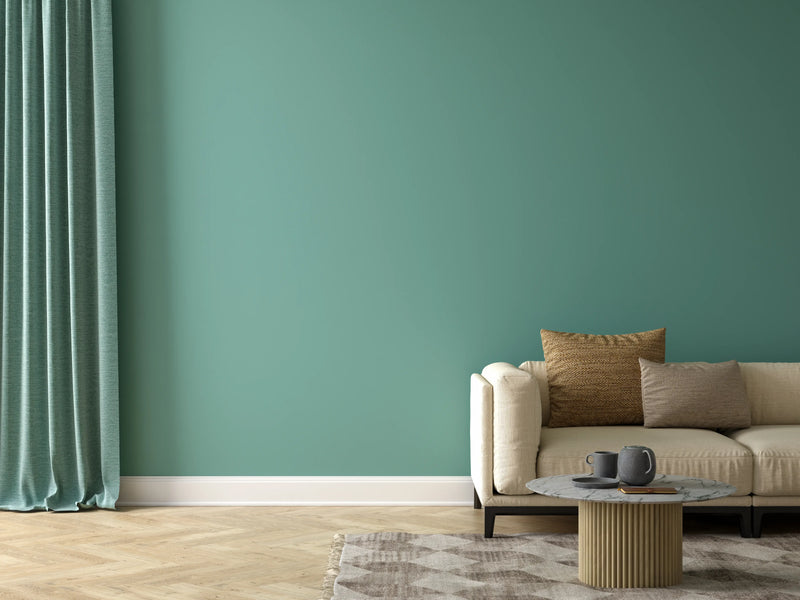 Our little guide: Colored walls in the living room