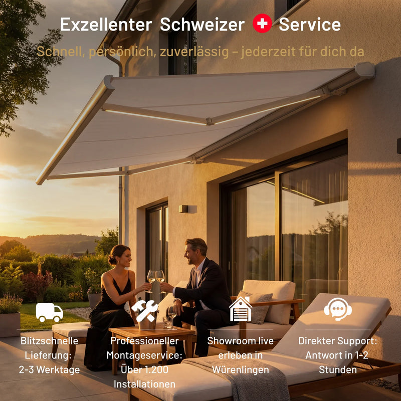 SkyPergola SkyShade Sonnenmarkise