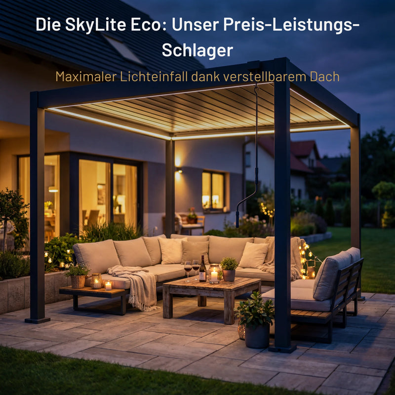 SkyPergola SkyLite ECO aluminum pergola