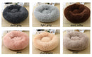 Soft donut bed for dogs and cats