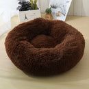 Soft donut bed for dogs and cats
