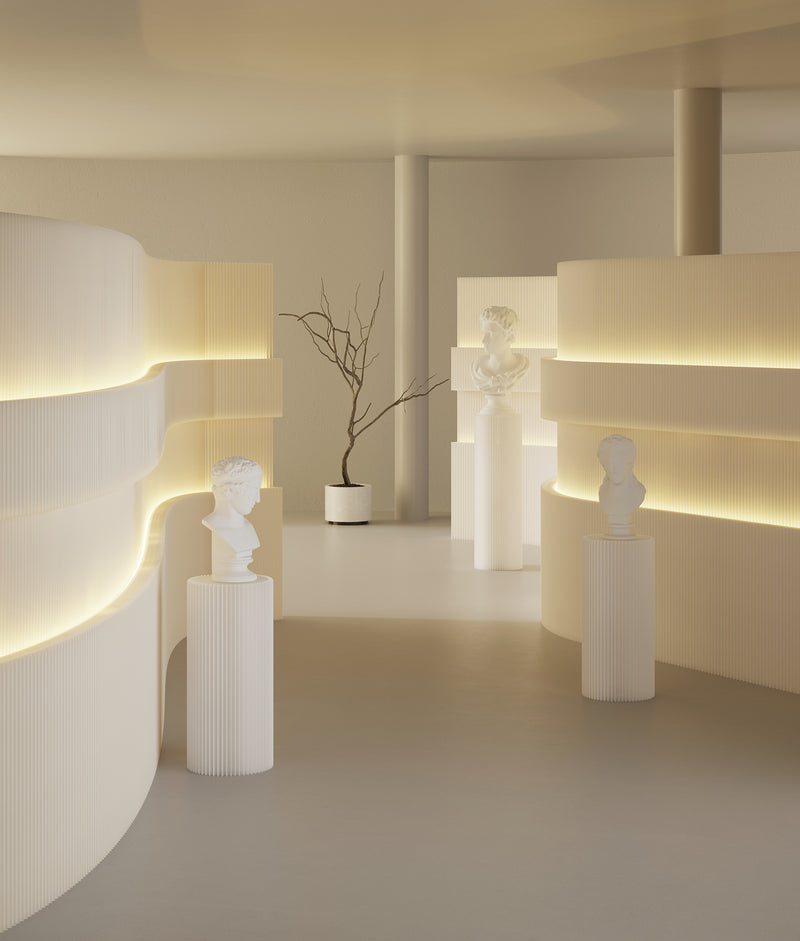 iPaper Luminex Pro partition wall with LED 210cm x 300cm