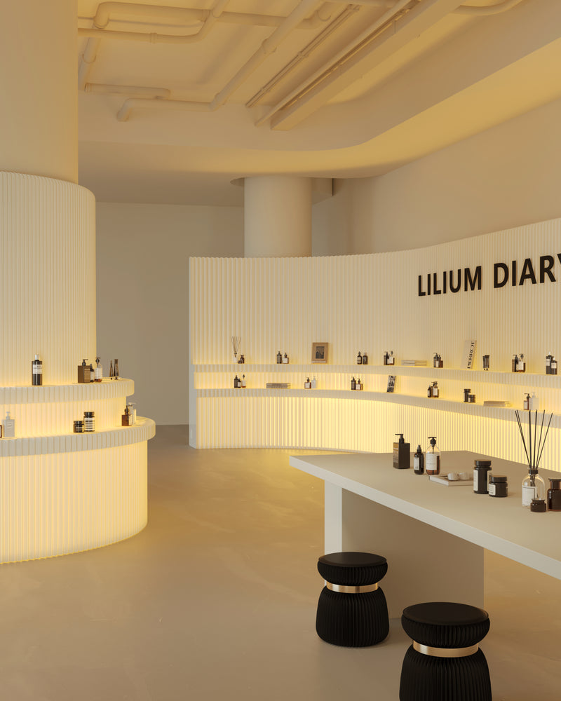 iPaper Luminex partition wall with LED 180cm x 300cm