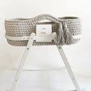 Frame baby basket white