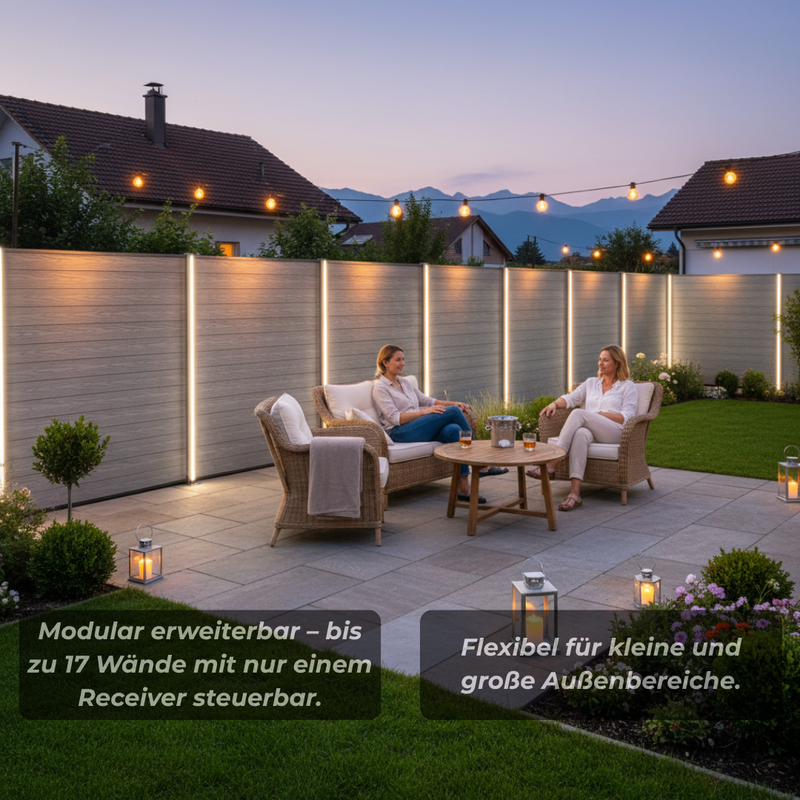 LED privacy screen 180cm x 180cm