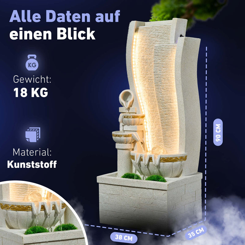 AquaLuxe water fountain Anzio Indoor & Outdoor