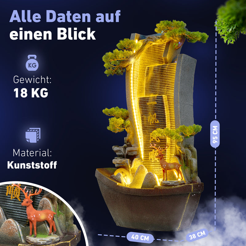 AquaLuxe Fermo indoor & outdoor water fountain