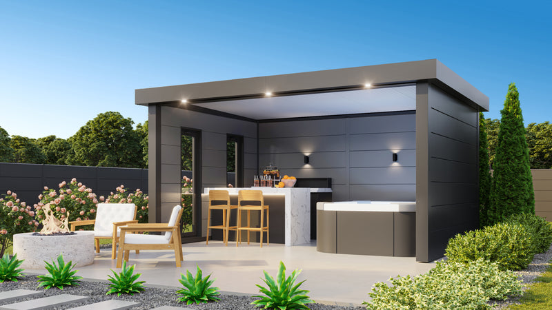 Bolthouse garden shed pergola