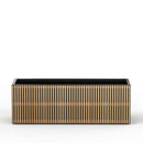 Raised bed plant pot with LED lighting