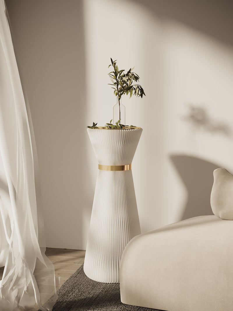 iPaper Galaxy side table white