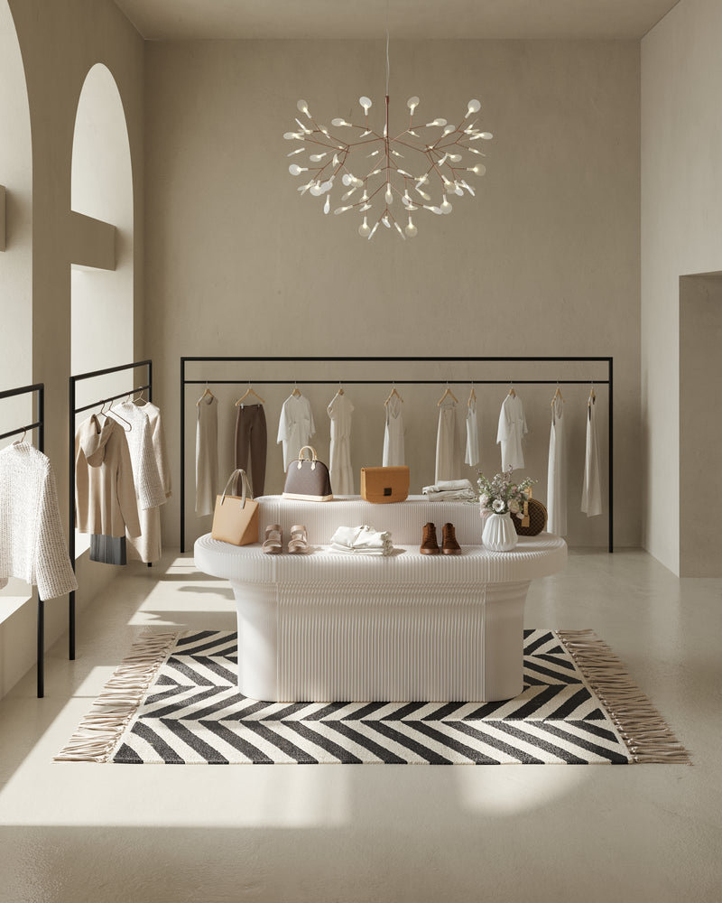 iPaper Island Display Deck White