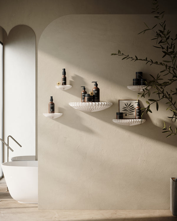 iPaper Luna Wall Organizer White Decoration Shelf