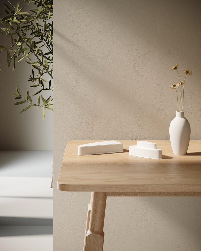 iPaper Luna Wall Organizer White folded