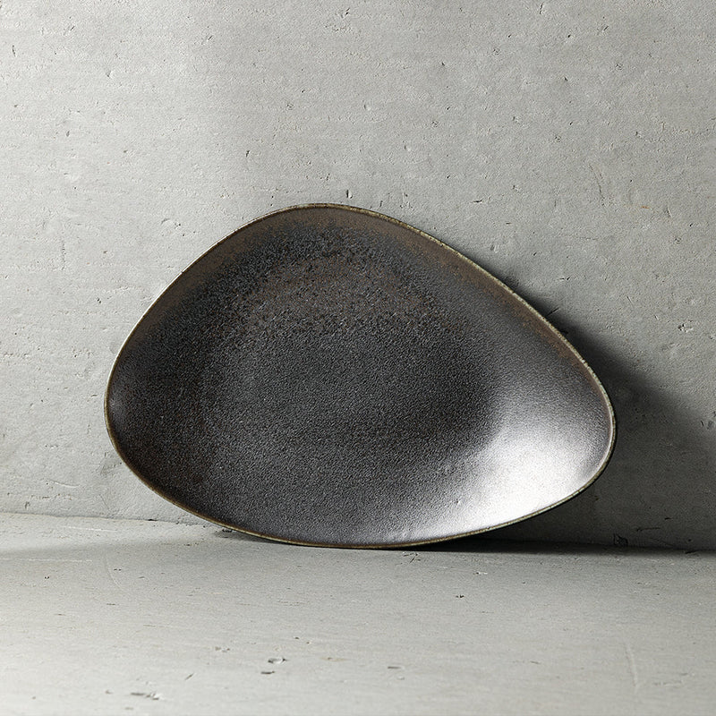 Main course plate Brown tableware set Venice