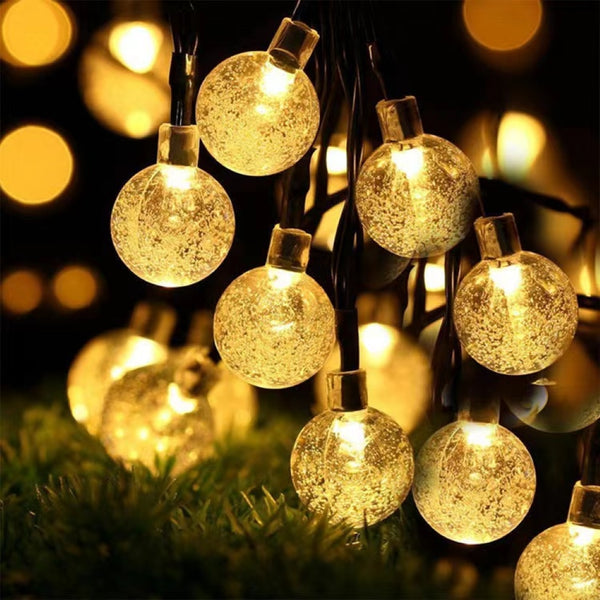 Horizon fairy lights for privacy screen