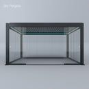 Sky Pergola glass side wall
