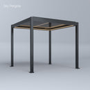 SkyPergola SkyMotion LED aluminum pergola