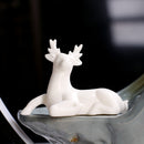 AquaLuxe indoor fountain with LED ring and fog effect