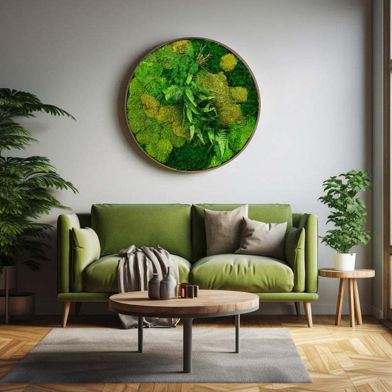 Moss picture diameter 60cm