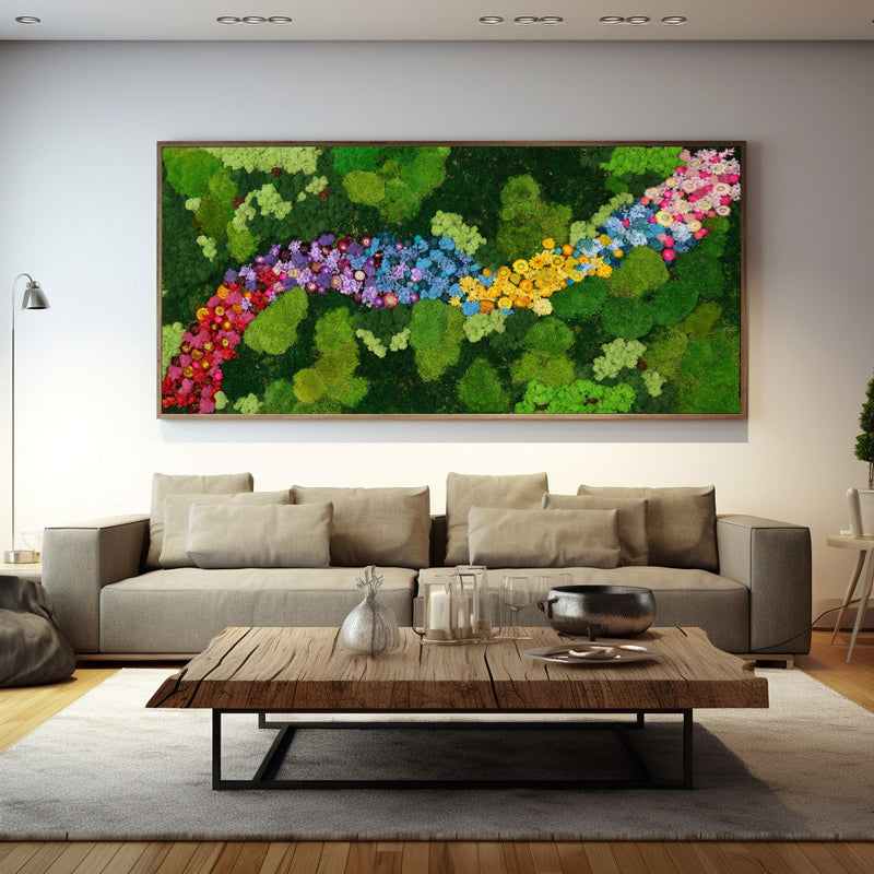 Moss picture 140cm x 80cm