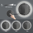 Mirrora LED mirror with dimming function 60 cm