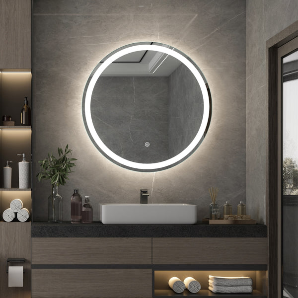 Mirrora LED mirror with dimming function 60 cm