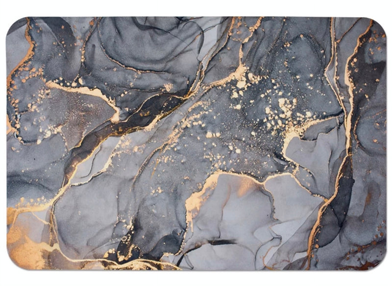 Bathroom carpet marble look