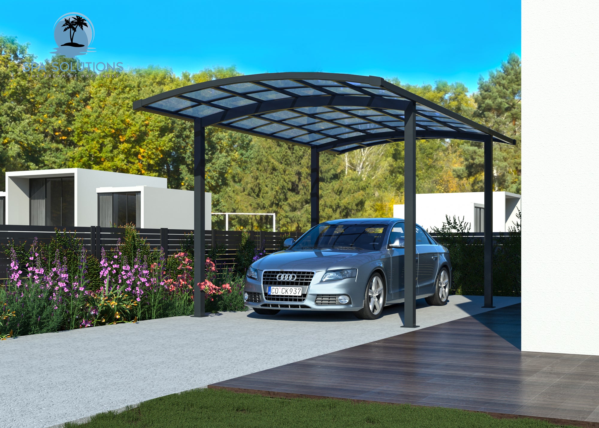 Carport en aluminium